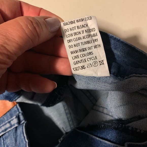 Luvamia Wide Leg Jeans Trendy Cropped Women’s Blue Jeans Cotton Blend Size 2XL - Picture 13 of 16